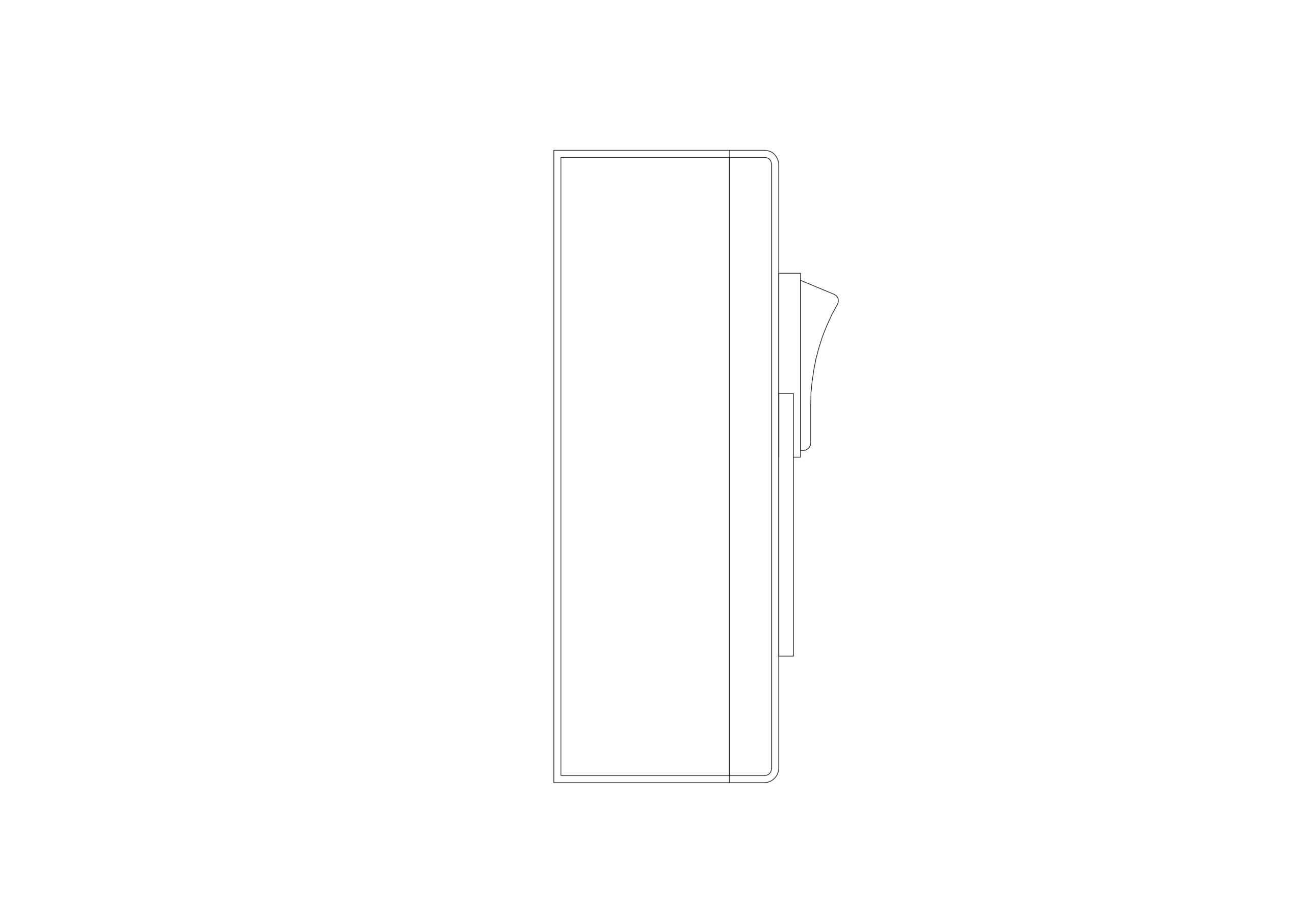 Free Electrical Socket Elevation CAD Block – Side Profile