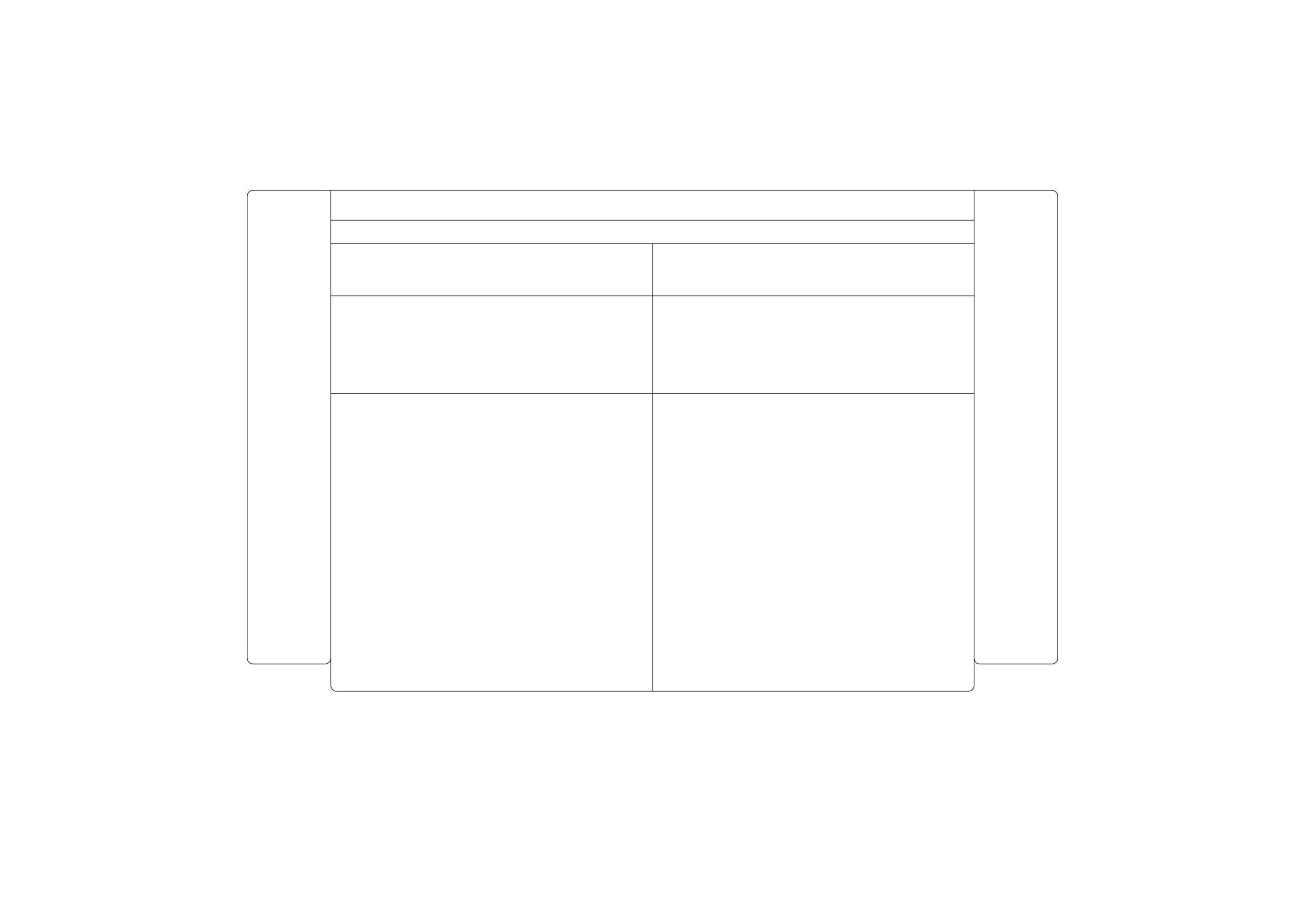 Free 2-Seater Sectional Sofa CAD Block – Plan View