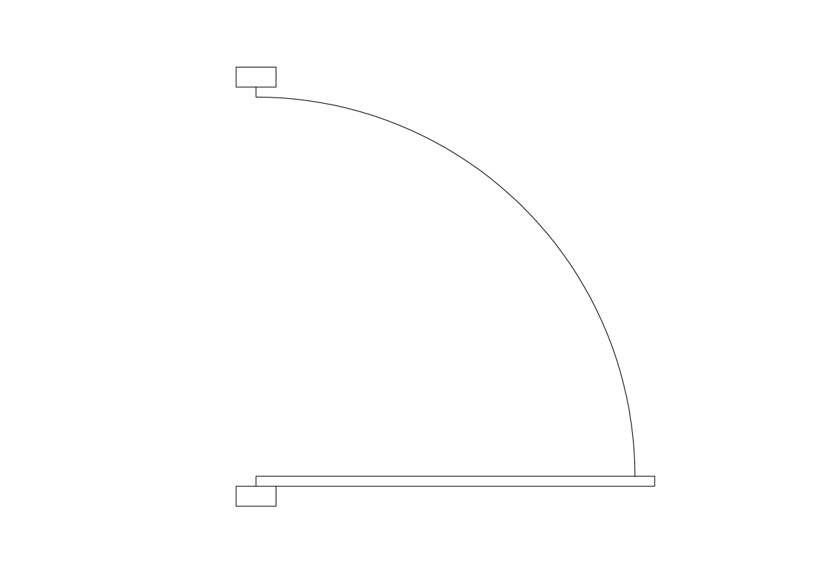 Projekat – Single Door CAD Block