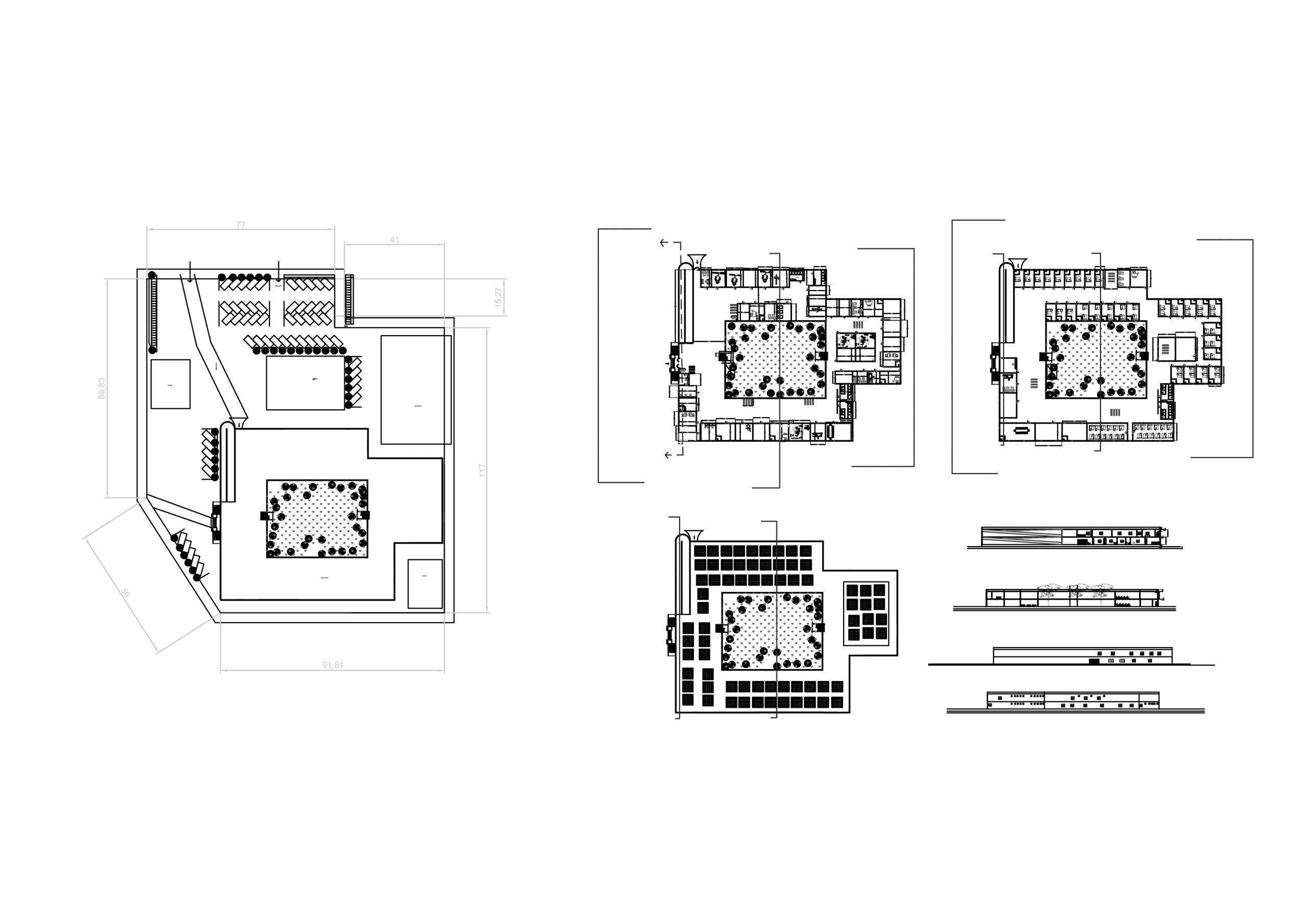 Hospital Floor Plans & Architectural Elevations