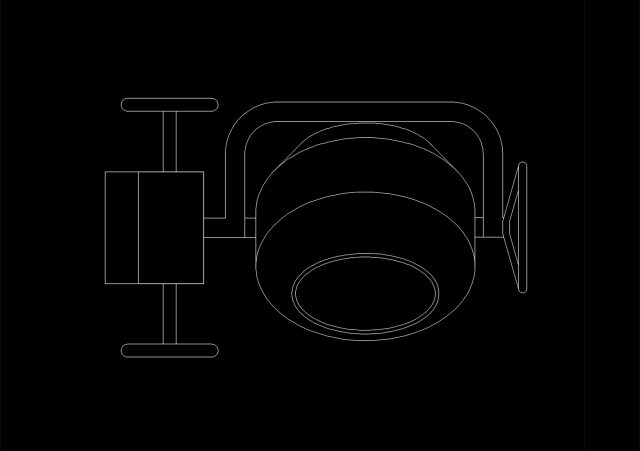 Free Concrete Mixer CAD Block – Construction Site Top View