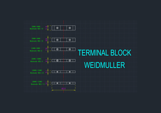 Free Terminal Block Weidmuller