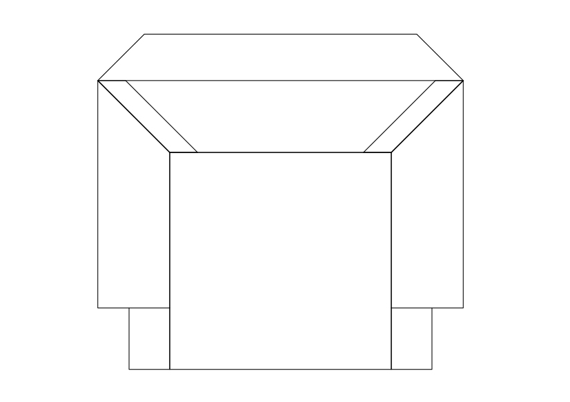 Free Armchair top view CAD Block – DWG, DXF, PDF Format