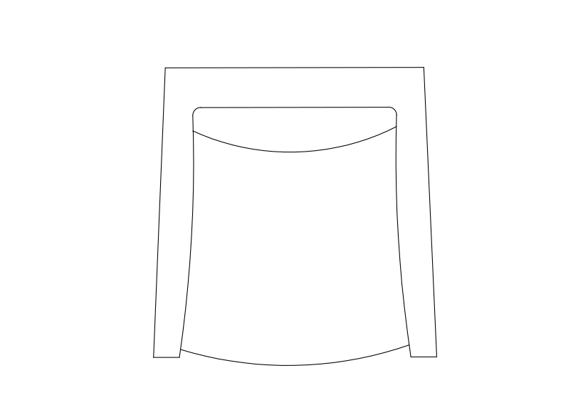 Free Armchair top view CAD Block – DWG, DXF, PDF Format