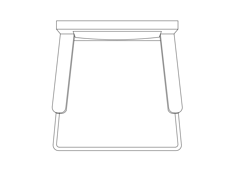 Free Chair top view CAD Block – DWG, DXF, PDF Format
