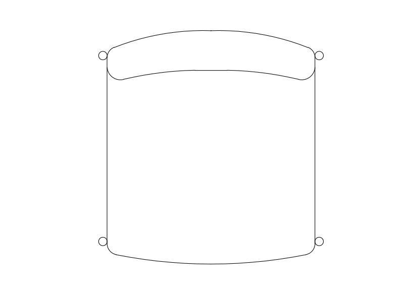 Free Chair top view CAD Block – DWG, DXF, PDF Format