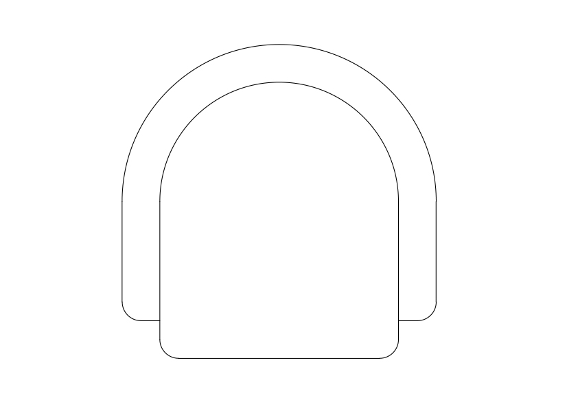 Free Chair top view CAD Block – DWG, DXF, PDF Format