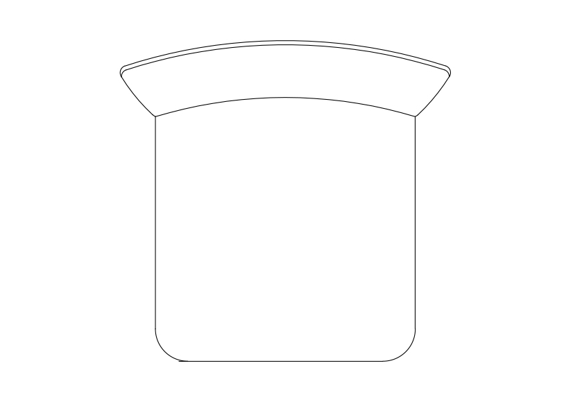 Free Chair top view CAD Block – DWG, DXF, PDF Format