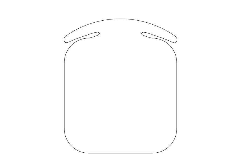 Free Chair top view CAD Block – DWG, DXF, PDF Format