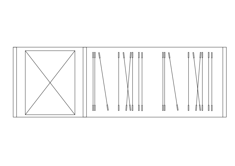 Free Closet top view CAD Block – DWG, DXF, PDF Format