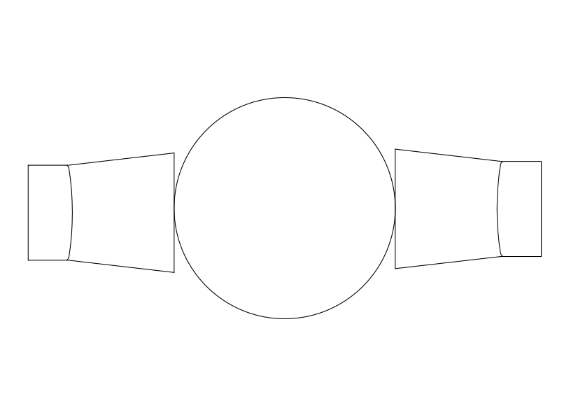 Free Chairs & Dining table set-up top view CAD Block – DWG, DXF, PDF Format