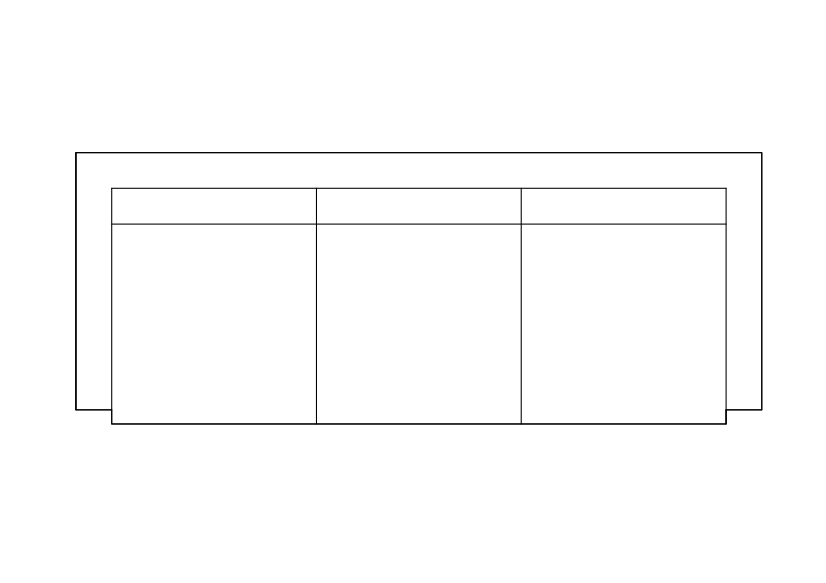 Free Sofa  top view CAD Block – DWG, DXF, PDF Format
