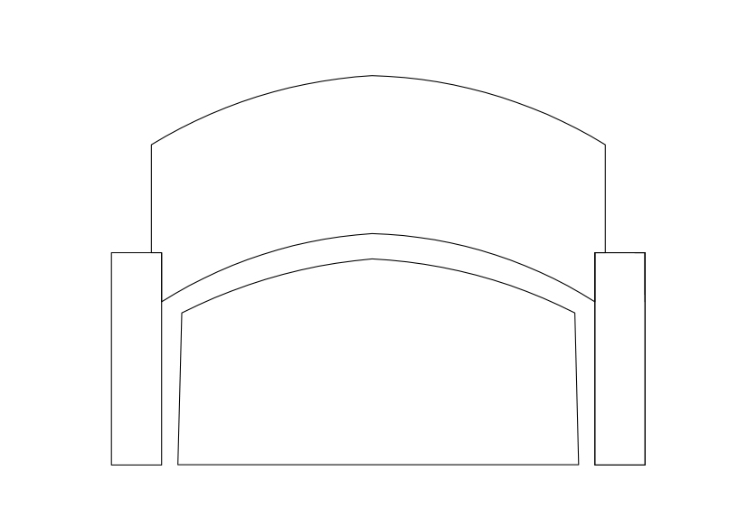 Free Cinema seat top view CAD Block – DWG, DXF, PDF Format