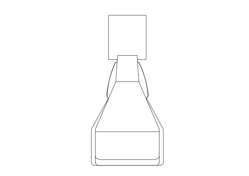 Free Shower Mixer Top View CAD Block – DWG, DXF, PDF Format