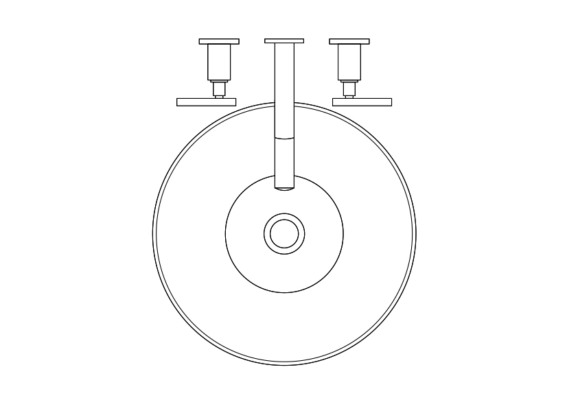 Free Sink Top View CAD Block – DWG, DXF, PDF Format