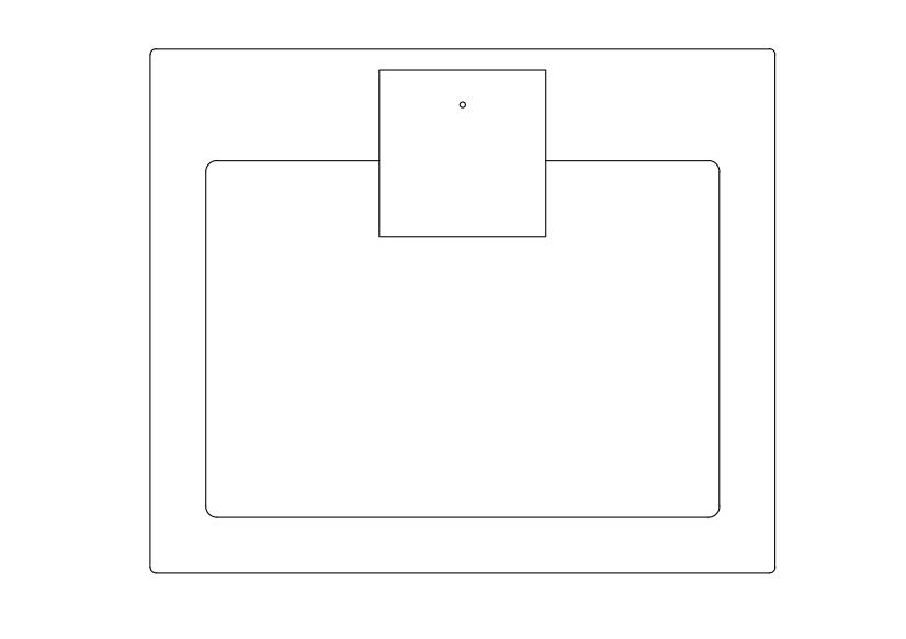 Free Sink Top View CAD Block – DWG, DXF, PDF Format