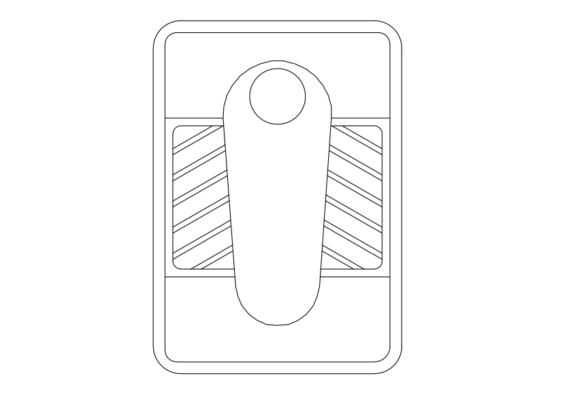 Free Toilet Top View CAD Block – DWG, DXF, PDF Format