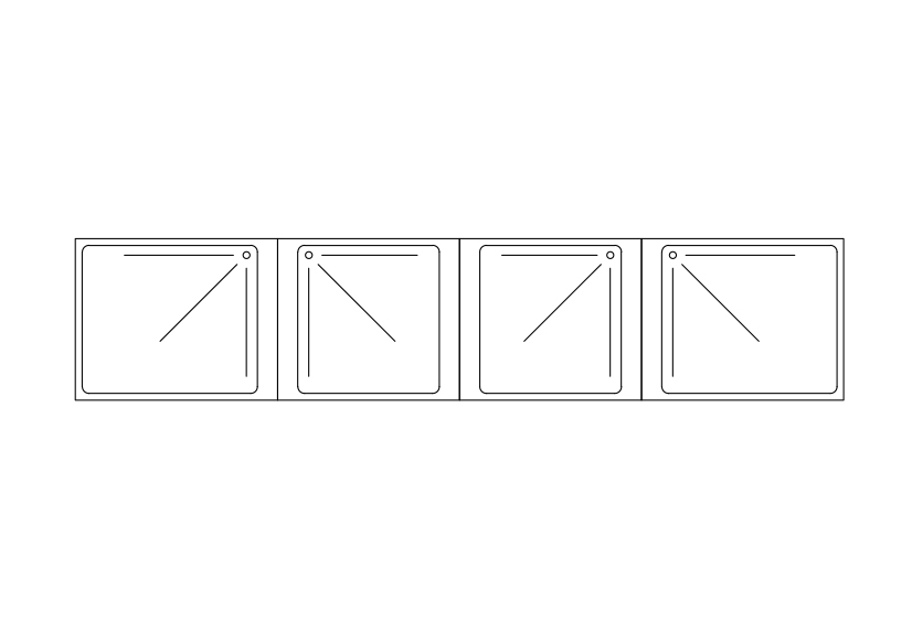 Free Fish Cleaning Counter Top View CAD Block – DWG, DXF, PDF Format