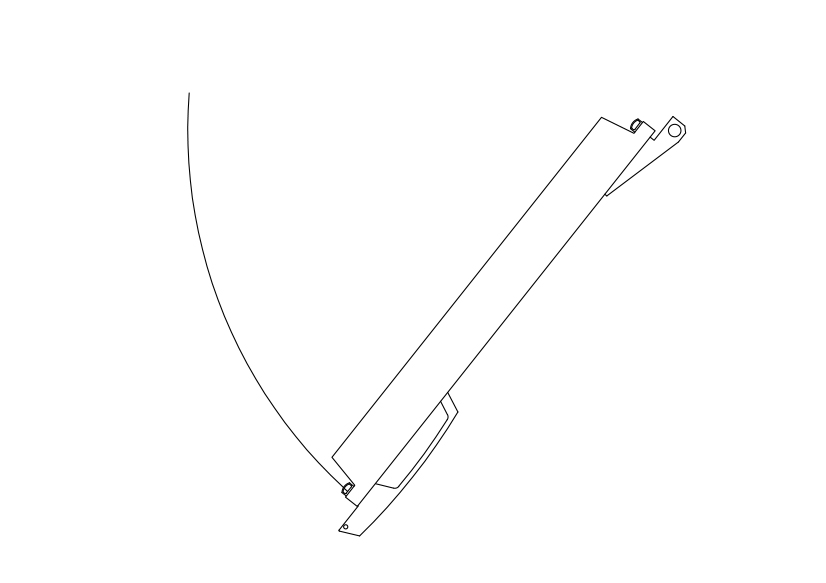 Free Fridge Door Top View CAD Block – DWG, DXF, PDF Format
