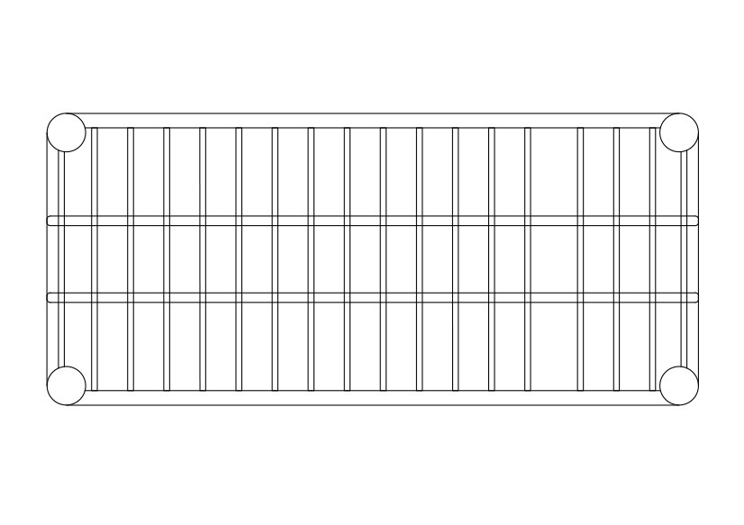 Free Trolley Top View CAD Block – DWG, DXF, PDF Format