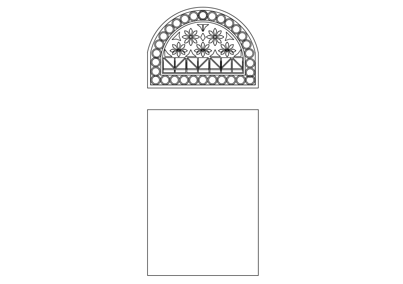 Free Arc Elevation CAD Block – DWG, DXF, PDF Format