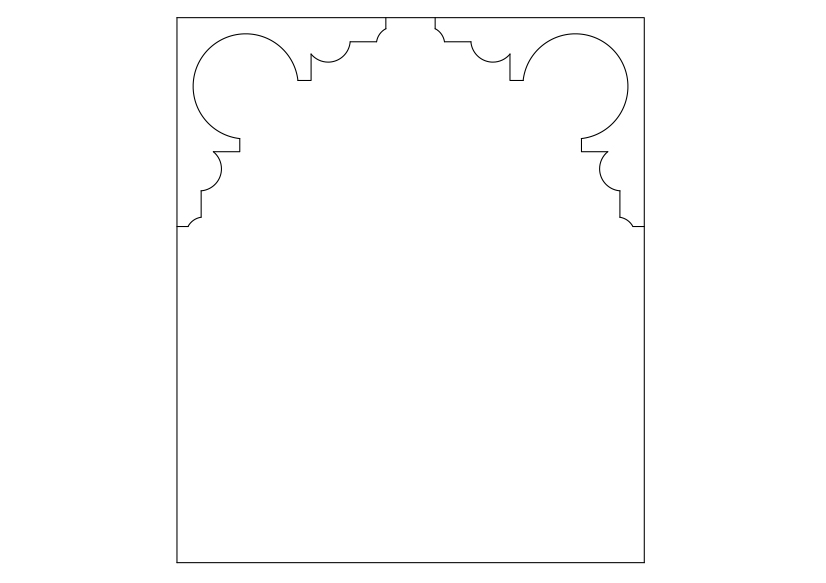 Free Arc Elevation CAD Block – DWG, DXF, PDF Format