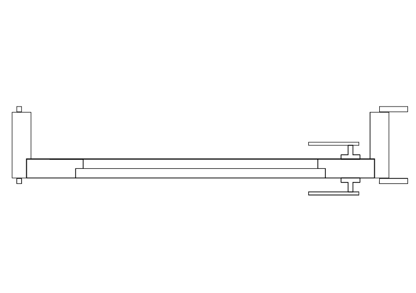 Free Single Door Top View CAD Block – DWG, DXF, PDF Format