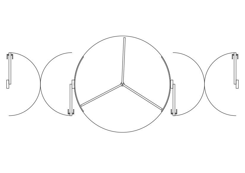 Free Multiple Doors Top View CAD Block – DWG, DXF, PDF Format