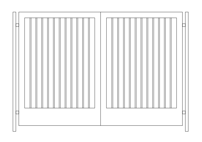 Free Garage Door Elevation CAD Block – DWG, DXF, PDF Format