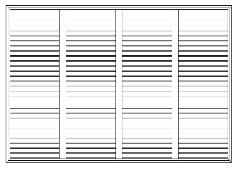 Free Shutters Elevation CAD Block – DWG, DXF, PDF Format
