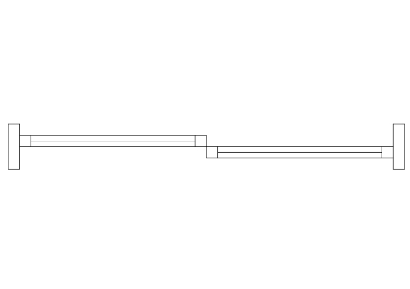 Free Window Top View CAD Block – DWG, DXF, PDF Format