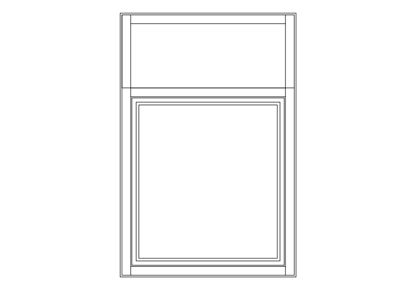 Free Window elevation CAD Block – DWG, DXF, PDF Format