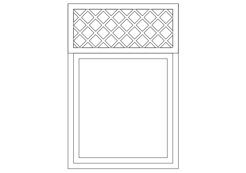 Free Window elevation CAD Block – DWG, DXF, PDF Format