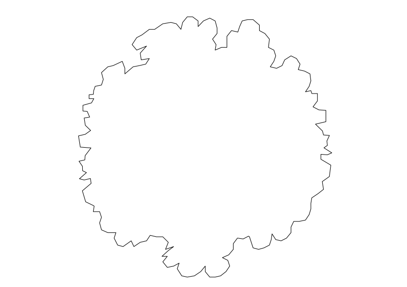 Free Plant Top View CAD Block – DWG, DXF, PDF Format