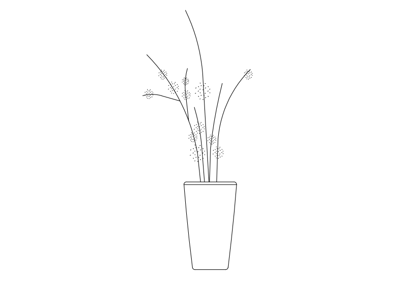 Free Plant Elevation CAD Block – DWG, DXF, PDF Format