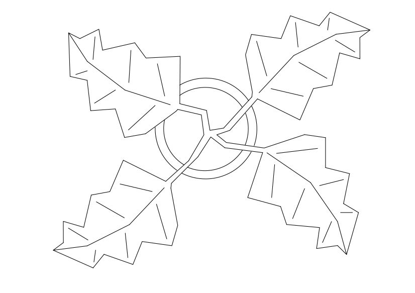 Free Plant Top View CAD Block – DWG, DXF, PDF Format