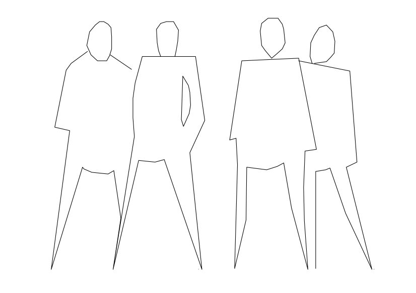 Free Person Standing Elevation CAD Block – DWG, DXF, PDF Format