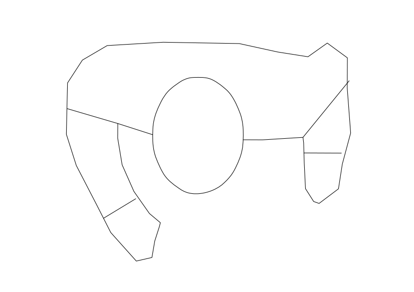 Free Person Standing Top View CAD Block – DWG, DXF, PDF Format