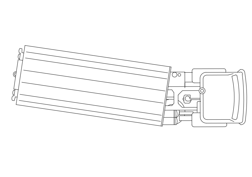 Free Truck Top View CAD Block – DWG, DXF, PDF Format