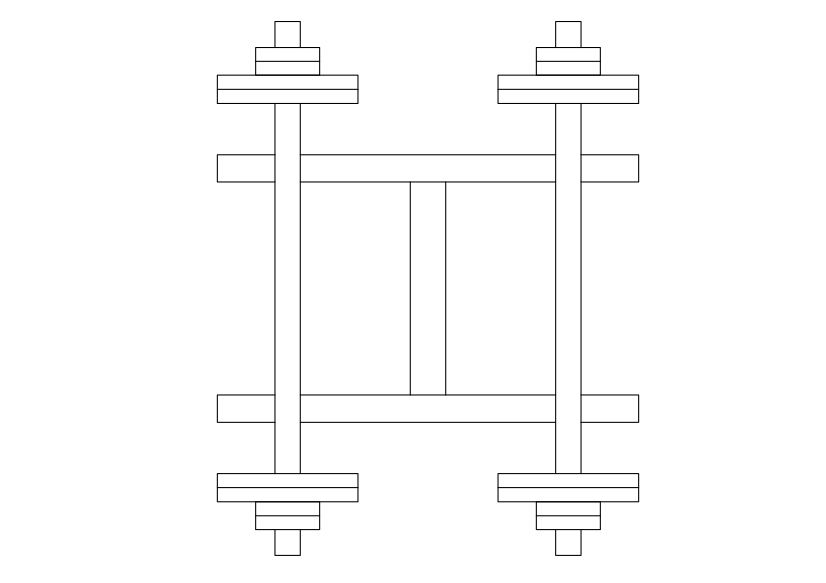 Free Gym Equipment Top View CAD Block – DWG, DXF, PDF Format