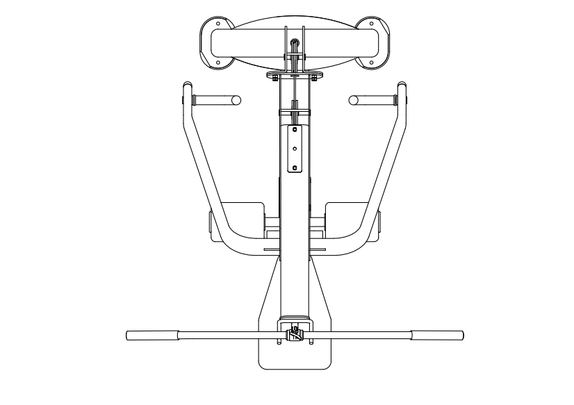 Free Gym Equipment Top View CAD Block – DWG, DXF, PDF Format