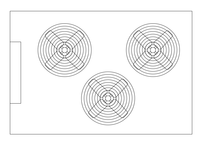 Free Air Handling Unit Top View CAD Block – DWG, DXF, PDF Format