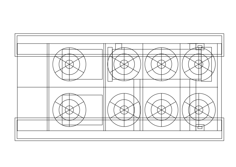 Free Chiller Unit Top View CAD Block – DWG, DXF, PDF Format