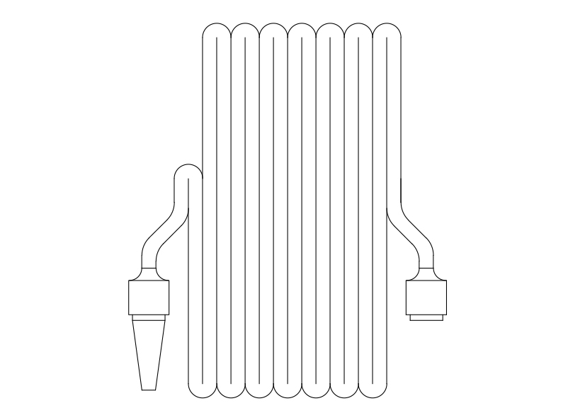 Free Fire Hose Top View CAD Block – DWG, DXF, PDF Format