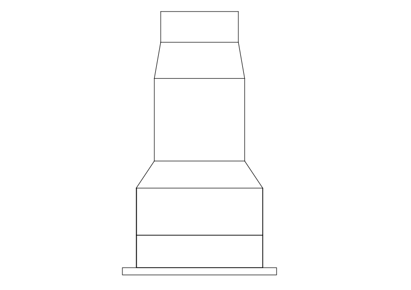 Free Grill Elevation CAD Block – DWG, DXF, PDF Format