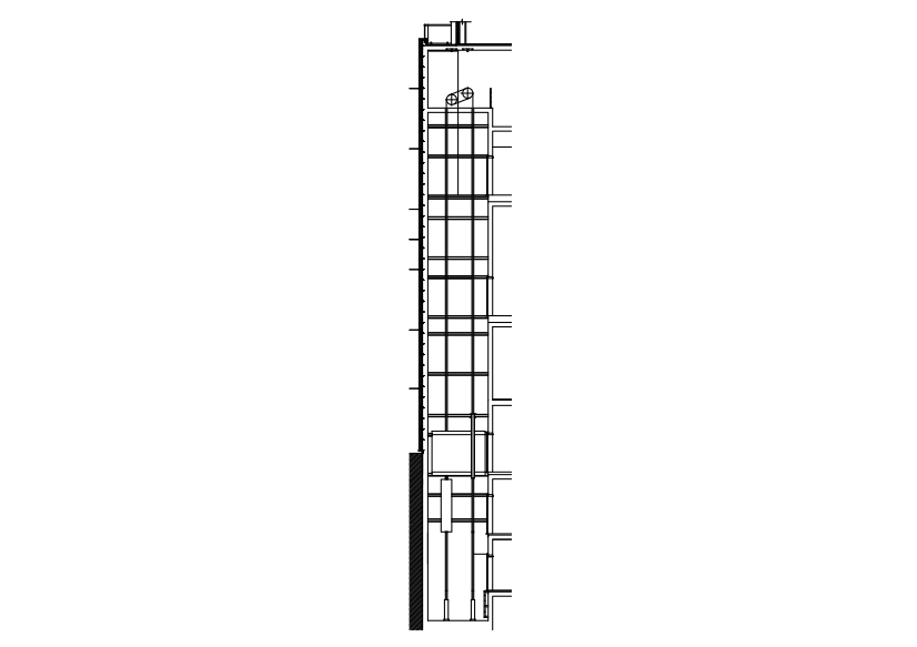 Free Lift Shaft Elevation CAD Block – DWG, DXF, PDF Format