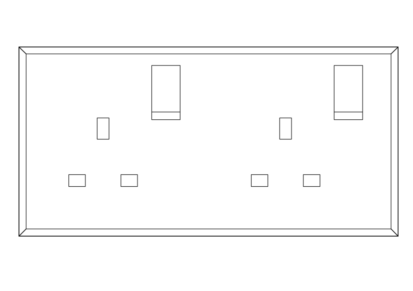 Free Socket Elevation CAD Block – DWG, DXF, PDF Format