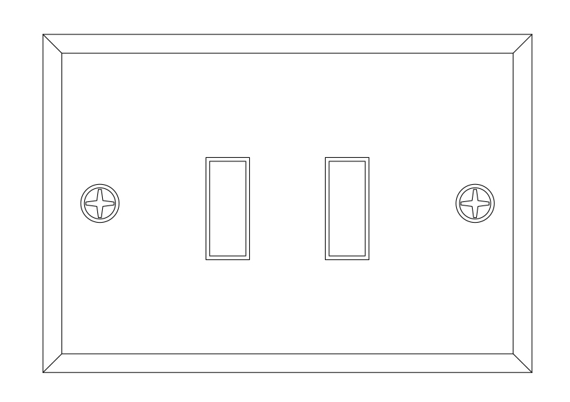 Free Switch Elevation CAD Block – DWG, DXF, PDF Format