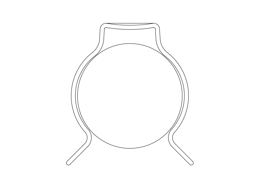 Free Wall Light Top View CAD Block – DWG, DXF, PDF Format