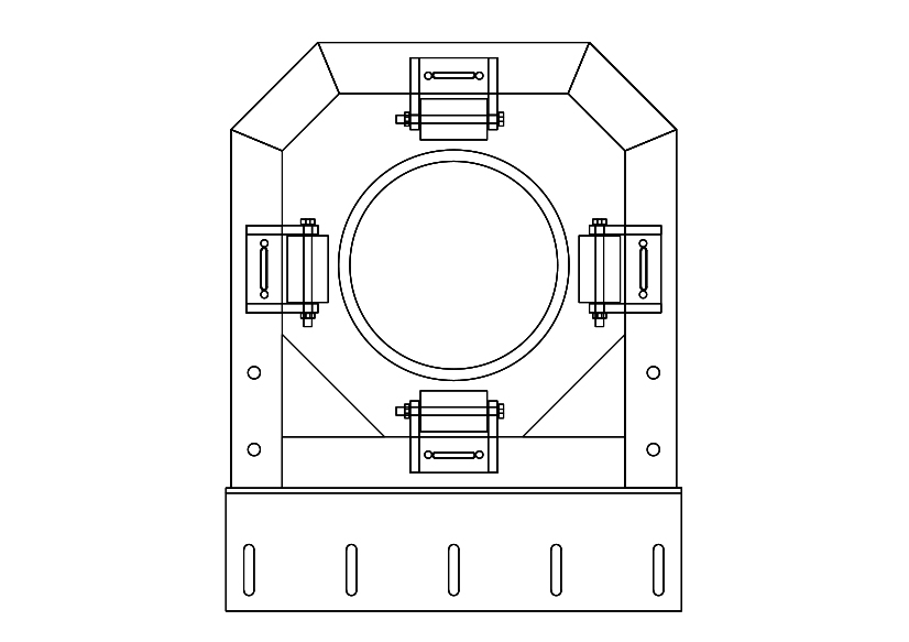 Free Water Pillar Top View CAD Block – DWG, DXF, PDF Format